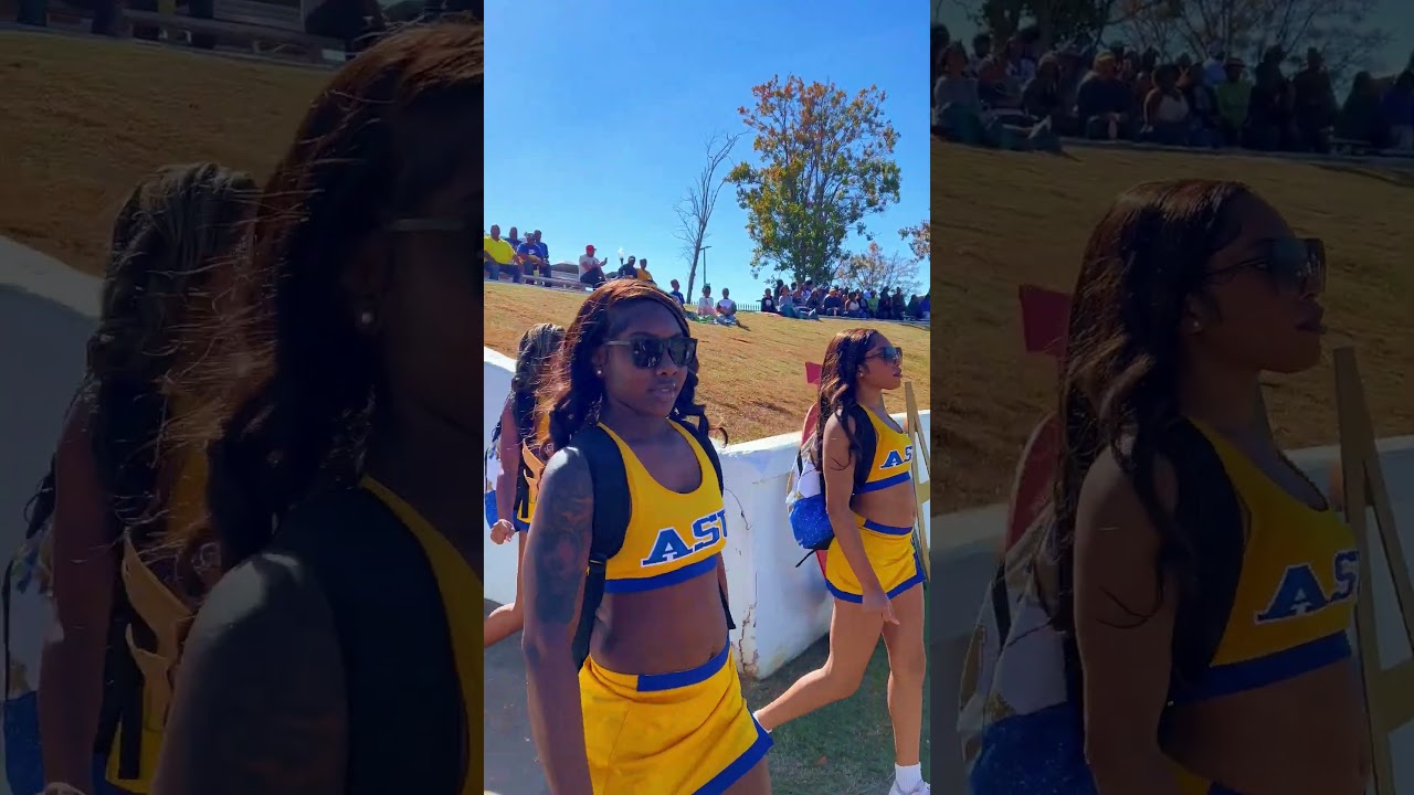 The Most Fire Walk In 🔥 Albany State University Cheerleaders #education #hbcu #cheerleader