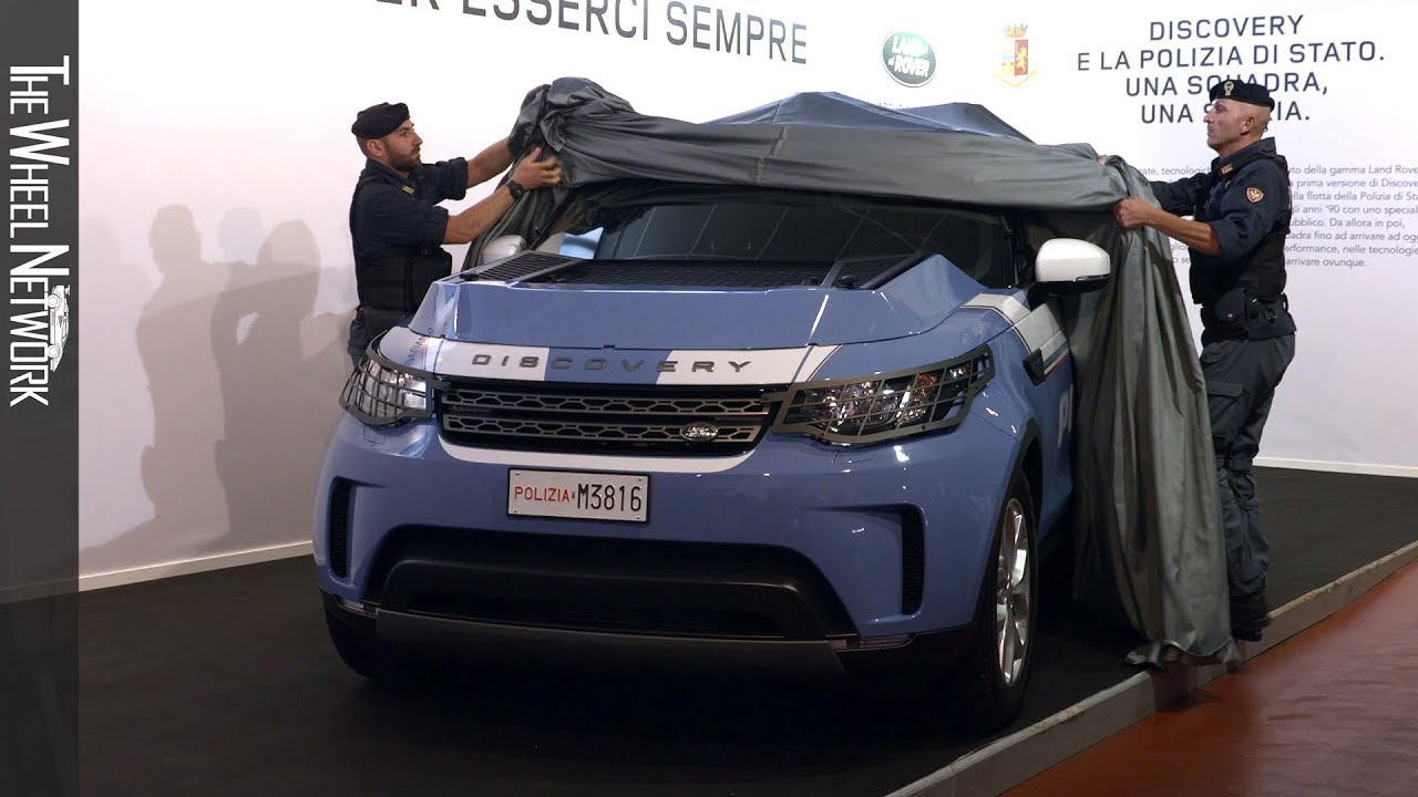 Land Rover Discovery handover to the Italian State Police (Polizia di Stato)