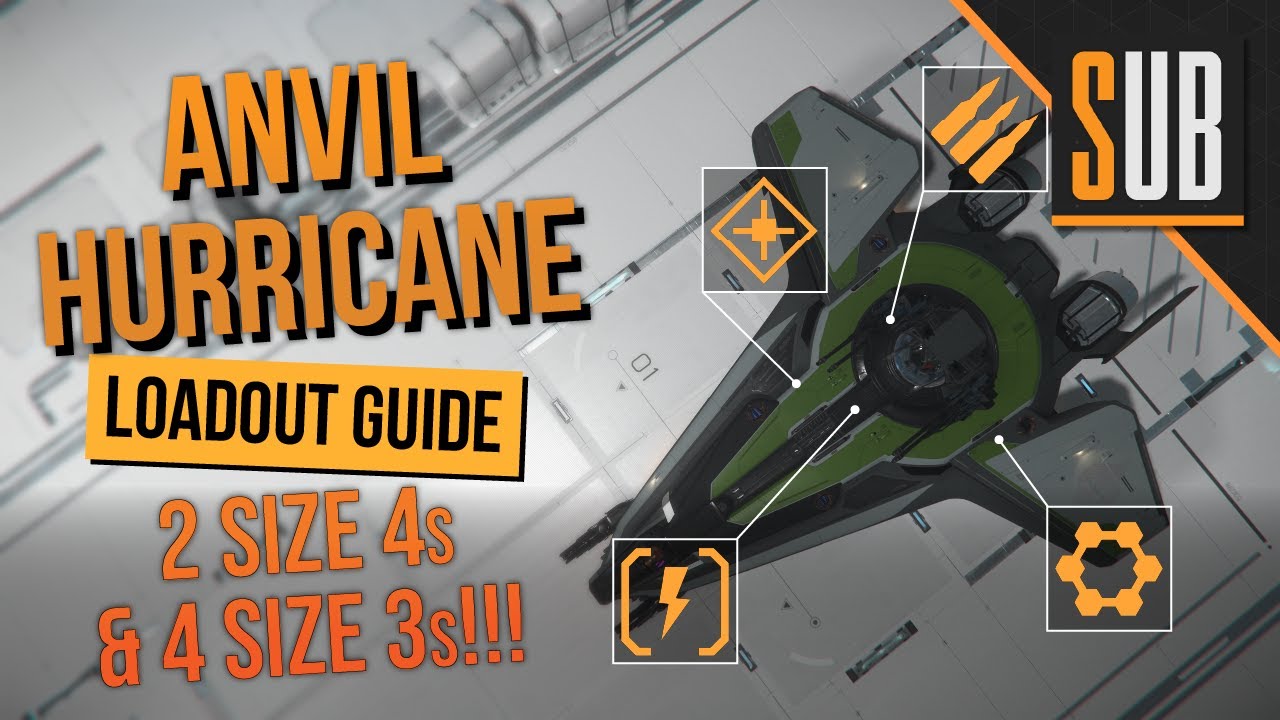 Anvil Hurricane Loadout | A Star Citizen's Loadout Guide | Alpha 3.10
