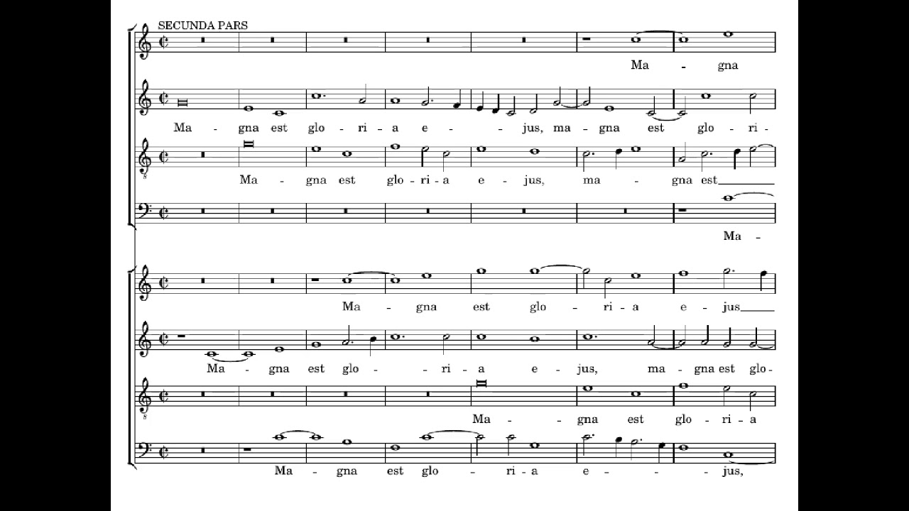Palestrina: Domine in virtute tua - Magnificat