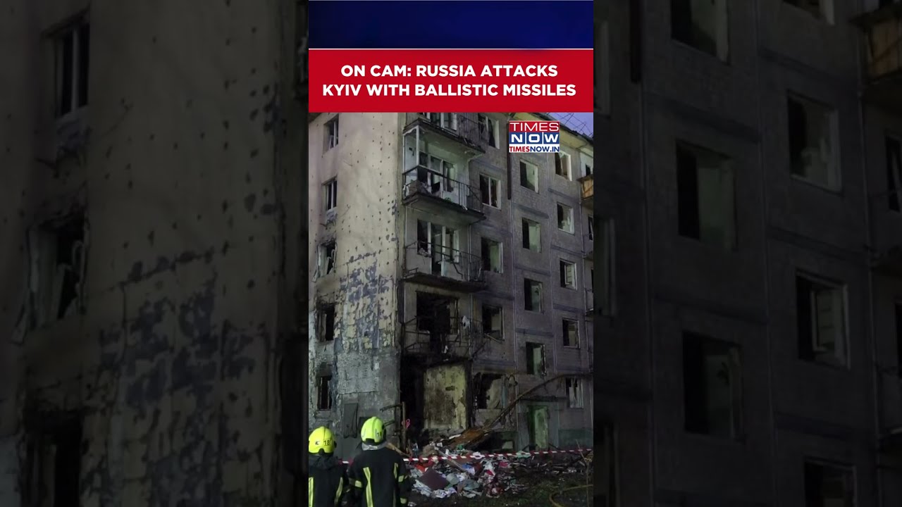 Russia Attacks Kyiv With Ballistic Missiles | Russia-Ukraine War Update #shorts