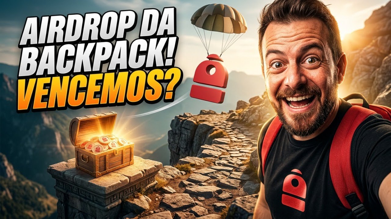 💥 AIRDROP DA BACKPACK 🪂 MERCADO INCERTO MAS DEFI VENCE!