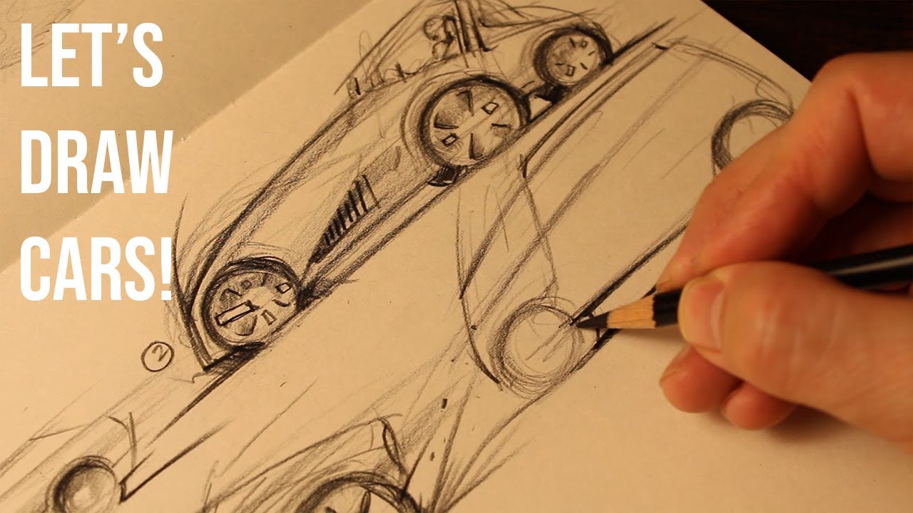 How to Draw Amazing Cars With Just a Simple Pencil?