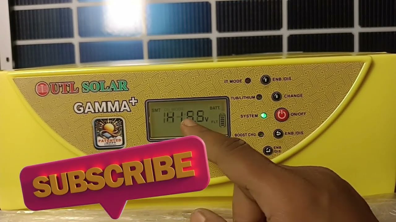 The SHOCKING Truth About UTL Gamma + Solar Inverter Settings
