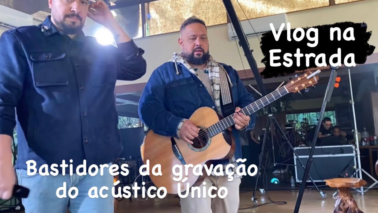 Gravação do disco acústico Único de Fernandinho.
