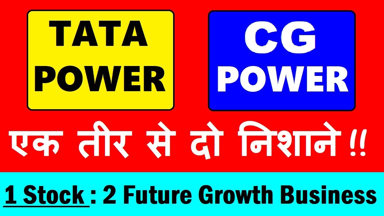 1 Stock = 2 Future GROWTH Business ( TATA Power Share | CG Power Share )| Stock Market For Beginners