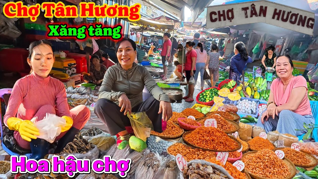 Xăng tăng mạnh giá cả tăng bà con điêu đứng chợ Tân Hương Tân Phú, gặp chị bán cá hoa hậu