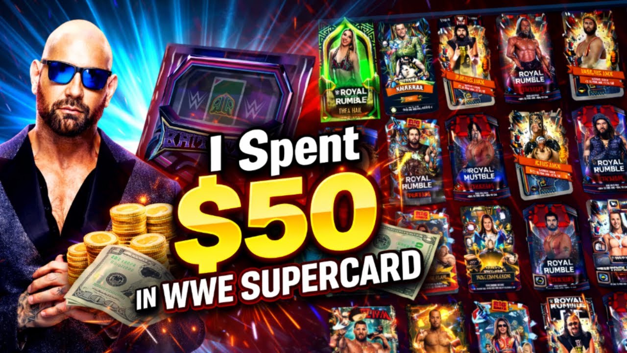 Я потратил 50 долларов на WWE SuperCard.
