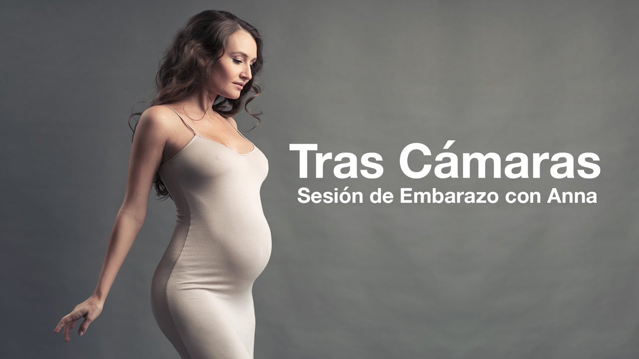 Tras cámaras en la sesión de embarazo con Anna
