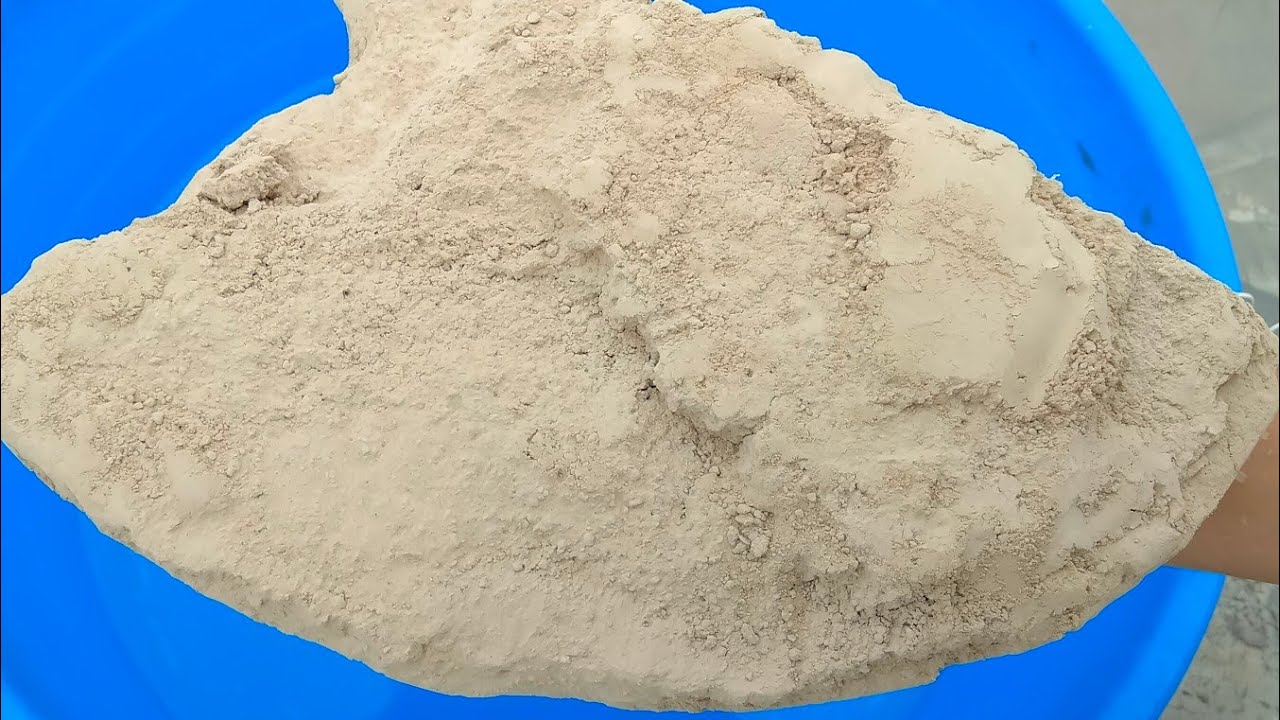 ASMR: Pure Mud dirt Chunks Crumble in Water with Relaxing Paste play ❣️