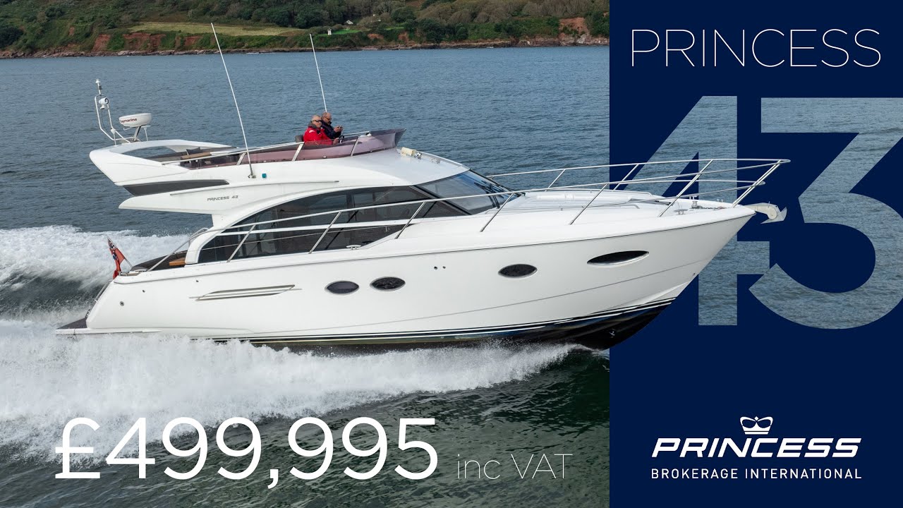 2016 Princess 43 'Hideaway' FOR SALE NOW in Plymouth, UK