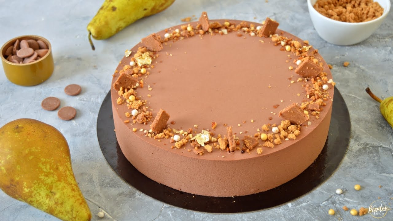Bavarois Chocolat Poire Caramel
