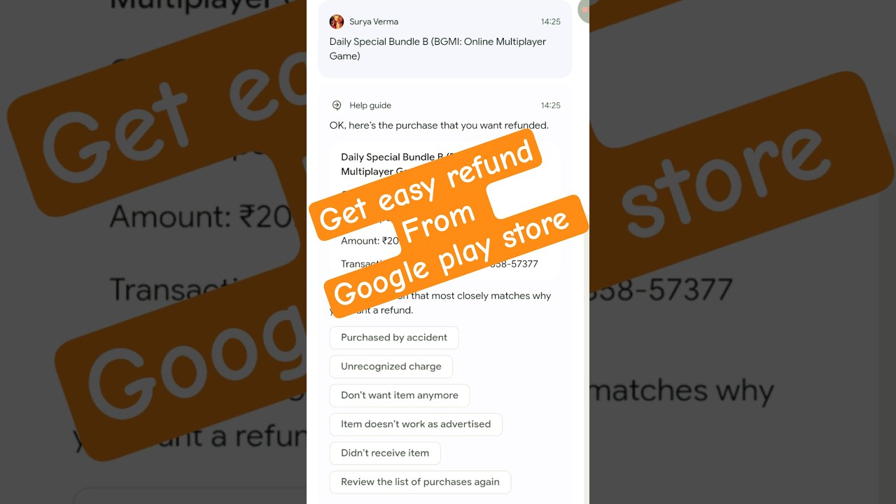 🤩🔥आखिर Google play se jaldi refund kese paya jay ।। The best solution to get refund quick from store