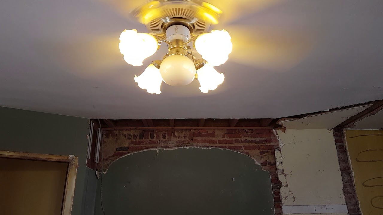 Ceiling fan demolition part 5