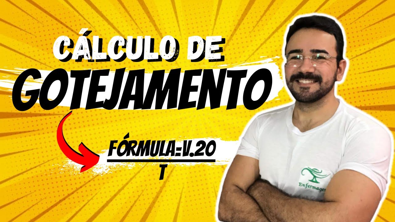 CÁLCULO DE GOTEJAMENTO - Como fazer com e sem Fórmula?