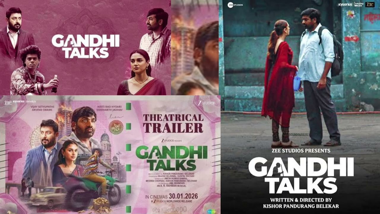 Gandhi talks movie review 