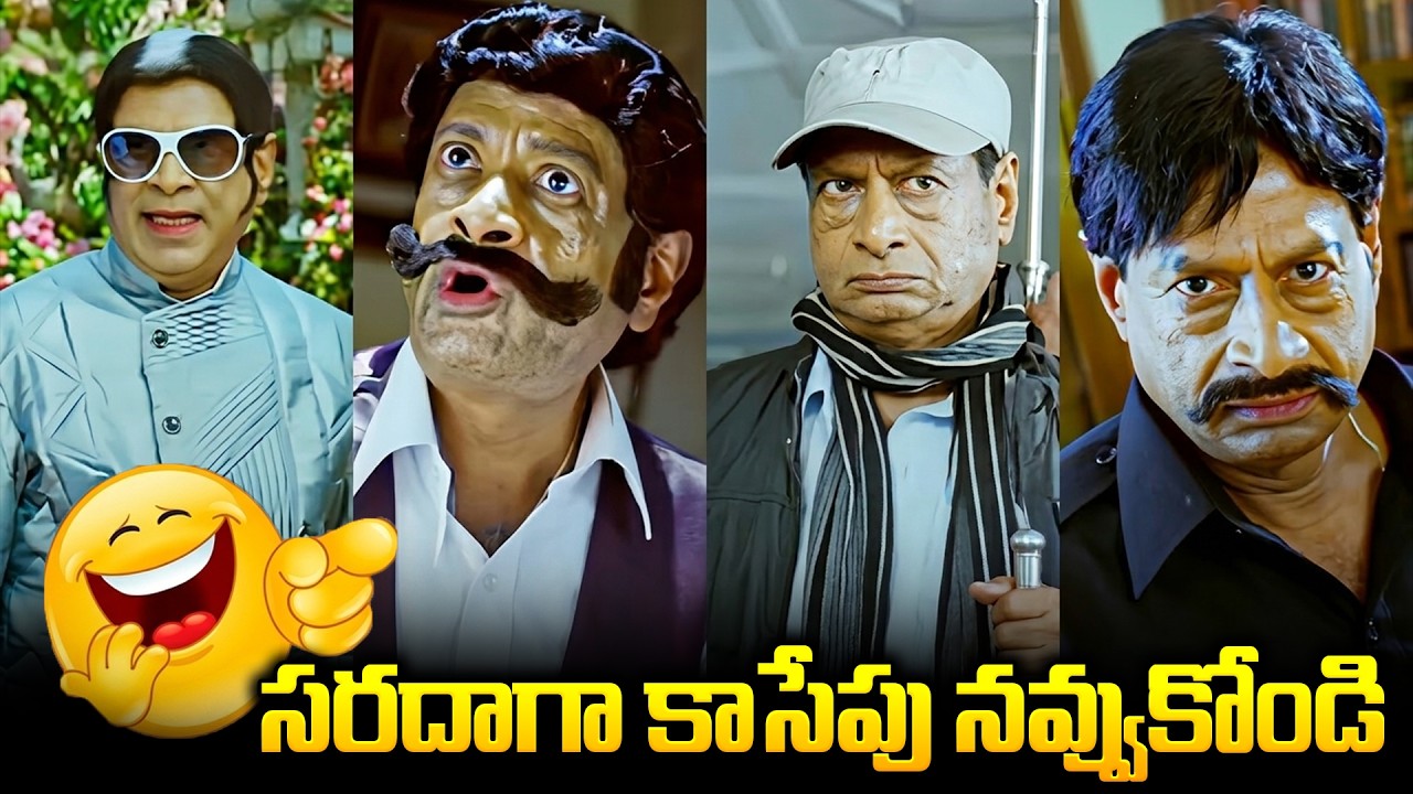 MS Narayana Back To Back Comedy Scenes | Brahmananadam Comedy | Krishna Bhaghavan | iDream Tenali
