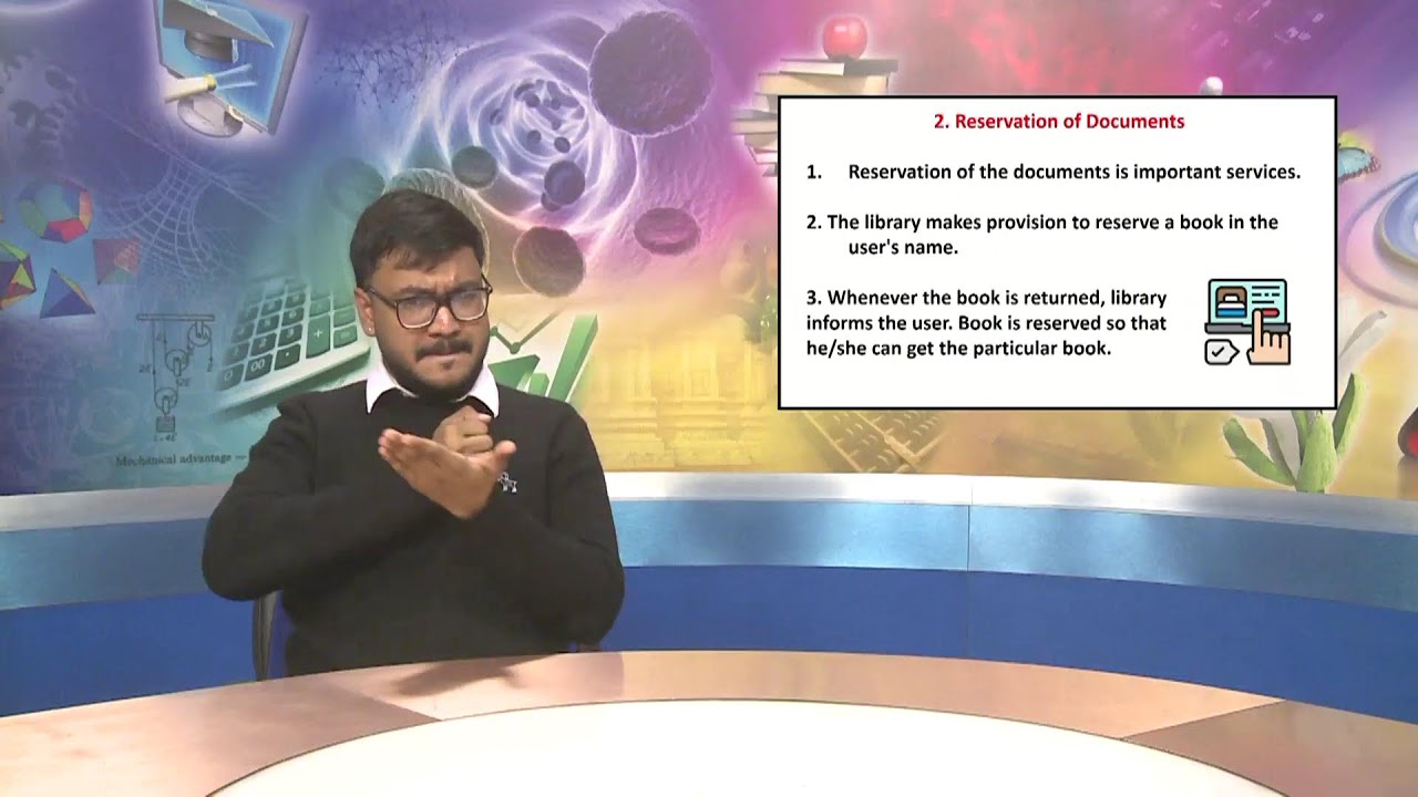 Sr. Sec(ISL) : Pol. Sci. : Lib. and Info. sci. : L- 12, Lib. and Info. services for the users,P -1