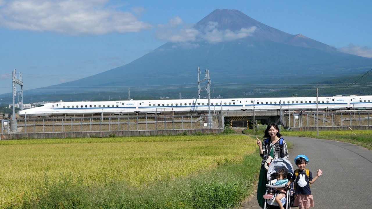 新幹線と富士山が見られる 鉄道有名スポットにいってきた/Mt Fuji and Shinkansen spot