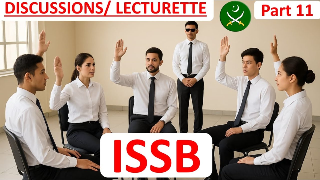 ISSB Group Discussion & Lecturette | Complete Guidance & Tips | Study With Me In Pakistan