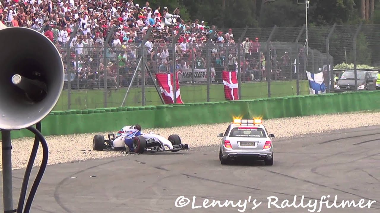 F1 - 2014 Hockenheim Ring Germany Huge Crash Felipe Massa