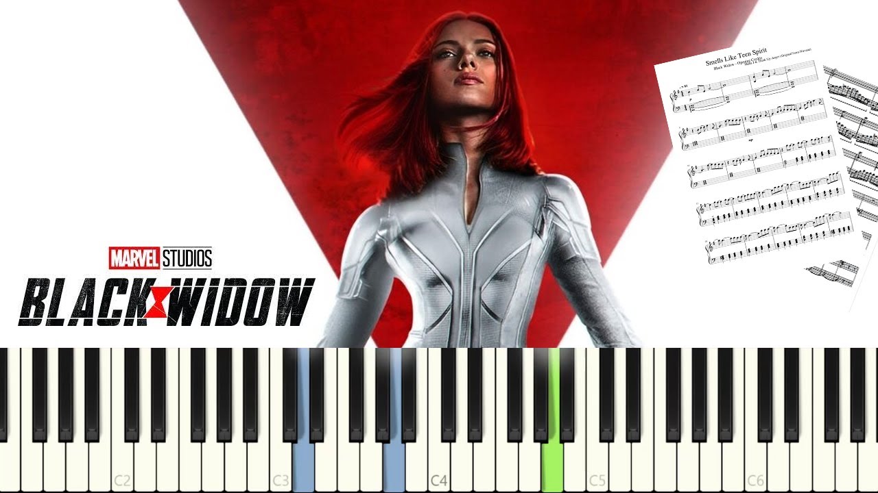 Black Widow - Natasha's Lullaby || PIANO TUTORIAL | SHEET & MIDI