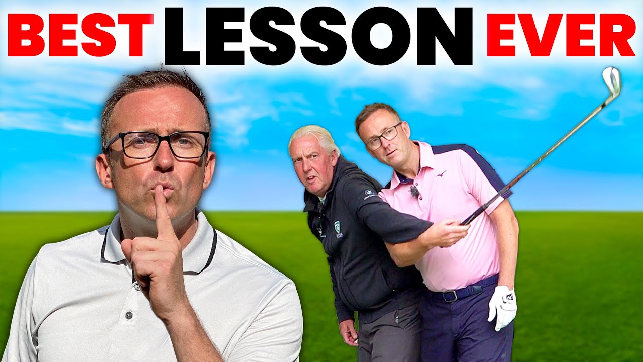 Golf lesson no data or trackman!