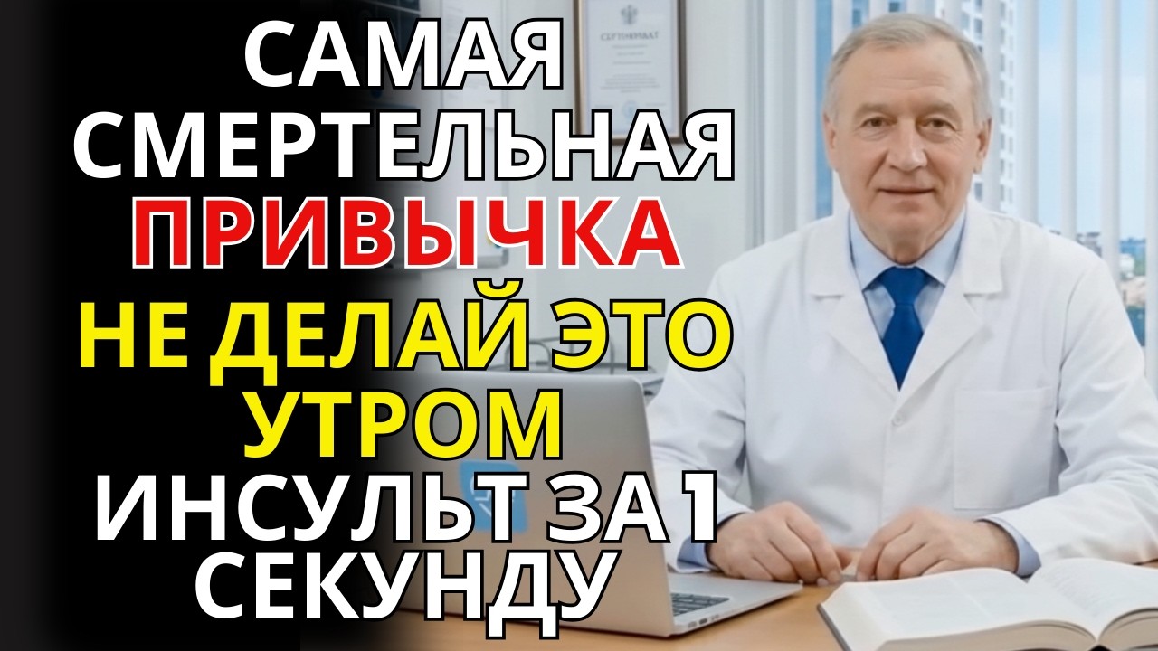Опасная привычка утром — риск инсульта после 60 возрастает втрое | СЕРДЦЕ ЗДОРОВО