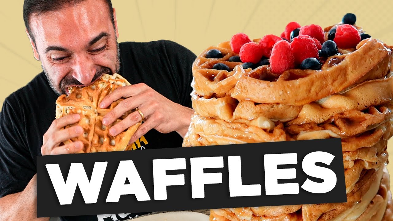 MONTANHA DE WAFFLES [CAFÉ DA MANHÃ]