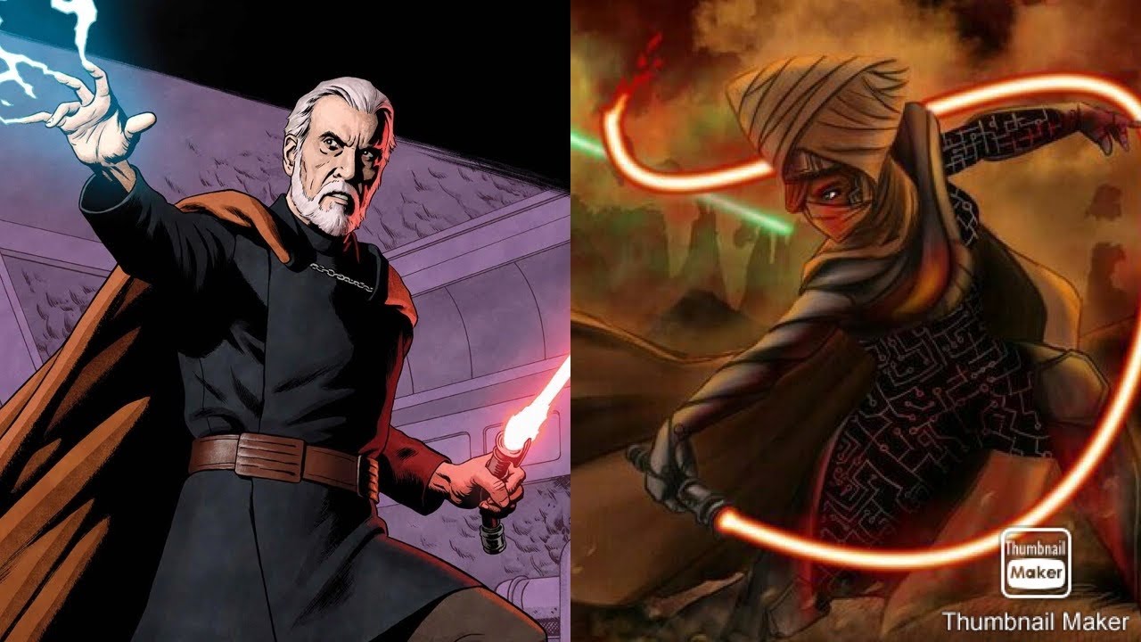 Count Dooku Vs Lumyia: Star Wars Versus Series