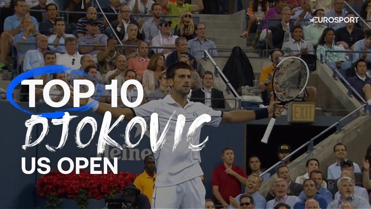 TOP 10 najlepszych zagrań Novaka Djokovica na #USopen