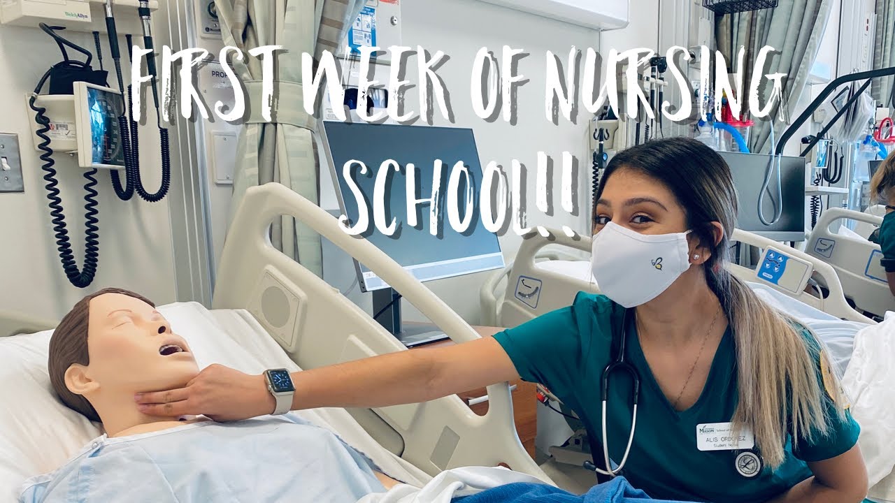 FIRST WEEK OF  NURSING SCHOOL!!