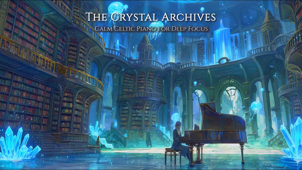 The Crystal Archives ｜ Calm Celtic Piano for Deep Focus