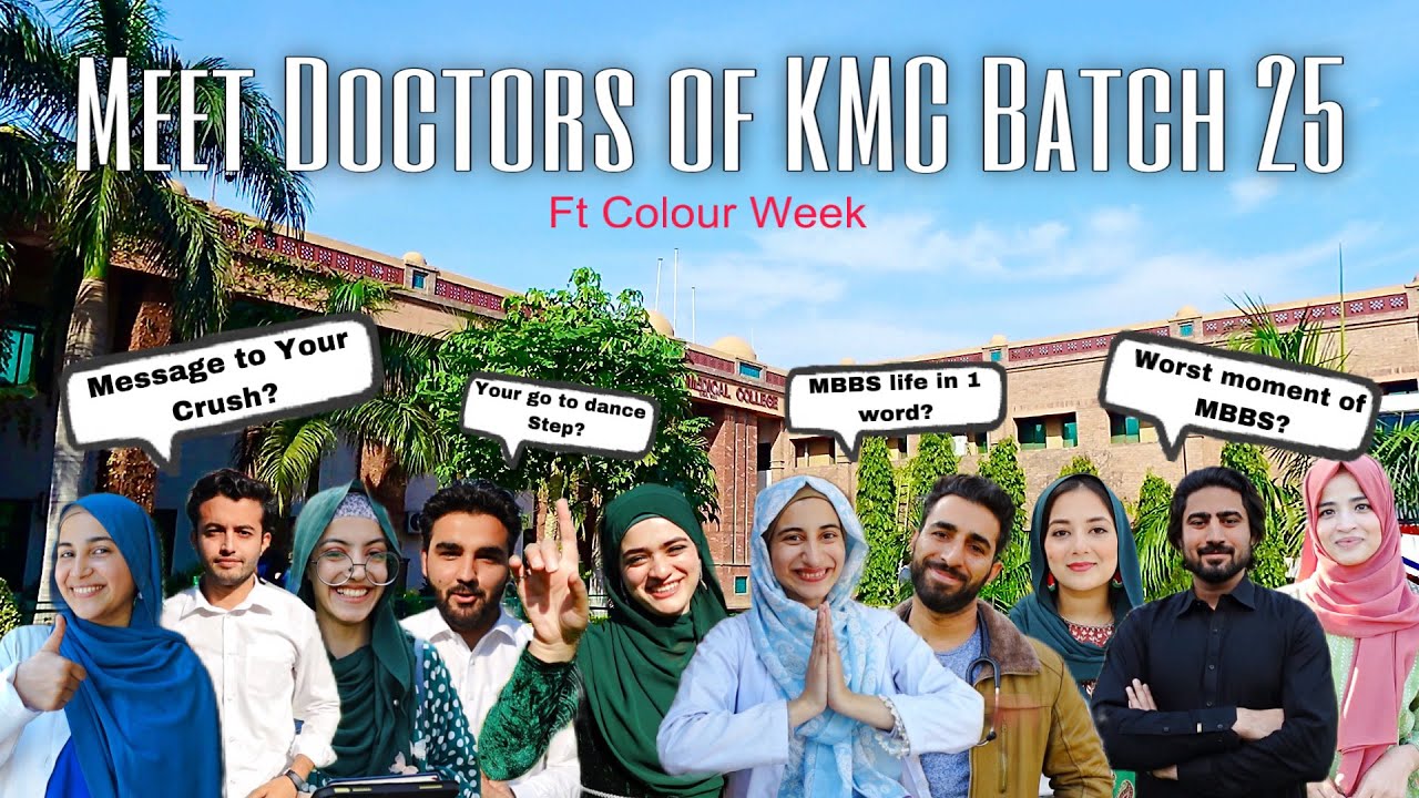 Fun and Unexpected Q/A with Fresh Doctors of Khyber Medical College Batch 25 || Color Week Vlog