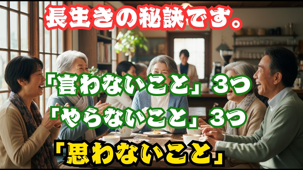 寿命を延ばす9つの法則：「言わない・やらない・思わない」各3つの秘訣で今日から幸せに.