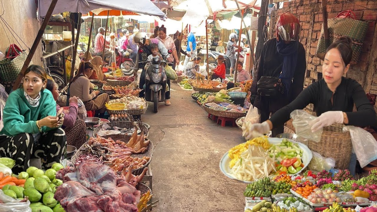 Amazing Cambodia Food Vlog & Grilled Food, Vegetable, Fish And More.....