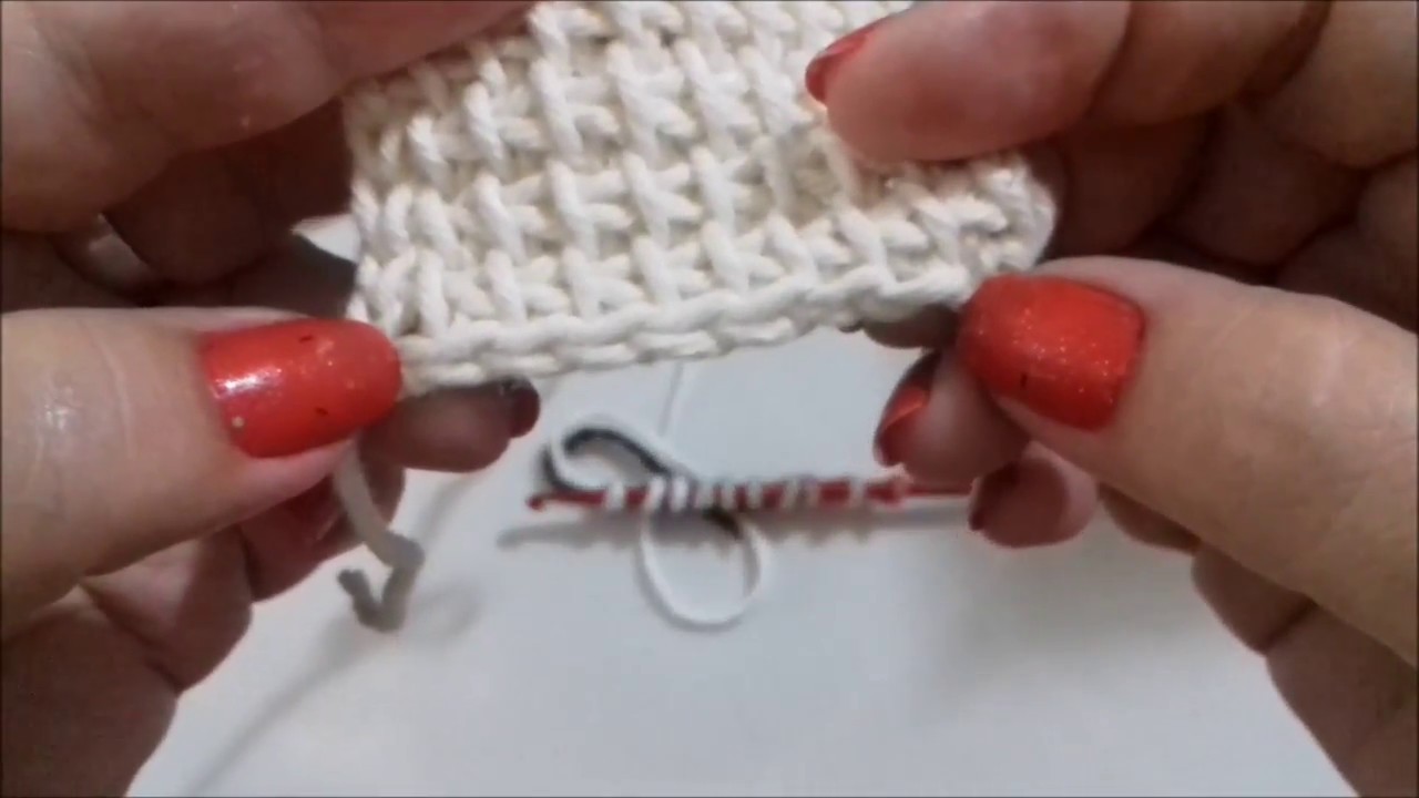 CROCHÊ TUNISIANO, DICA DE COMO INICIAR O PONTO SEM QUE ELE ENROLE  TUTORIAL MARLY THIBES