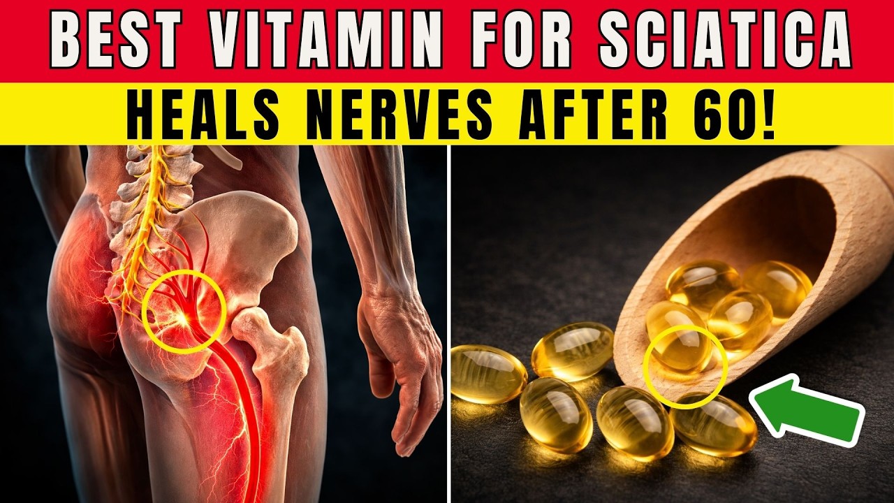 Best Vitamin for Low Back Pain (Sciatica) For Seniors (Fast FIX) | Senior Health Tips
