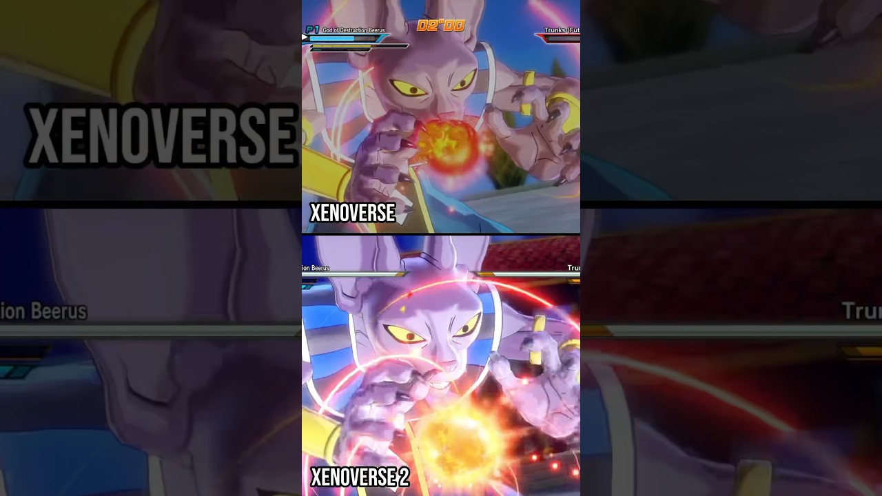 Sphere Of Destruction - Xenoverse 1 vs Xenoverse 2 #shorts