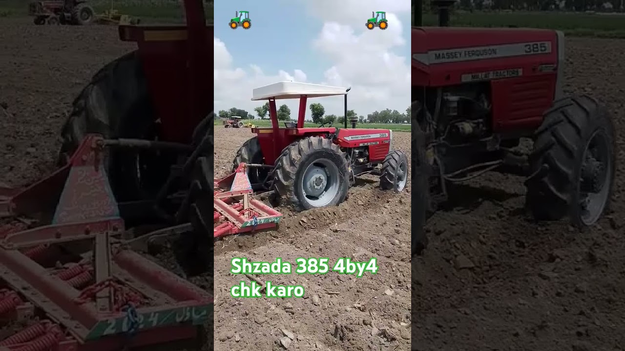 sahzada 385 4by4 baty Kon sa tractor acha ha