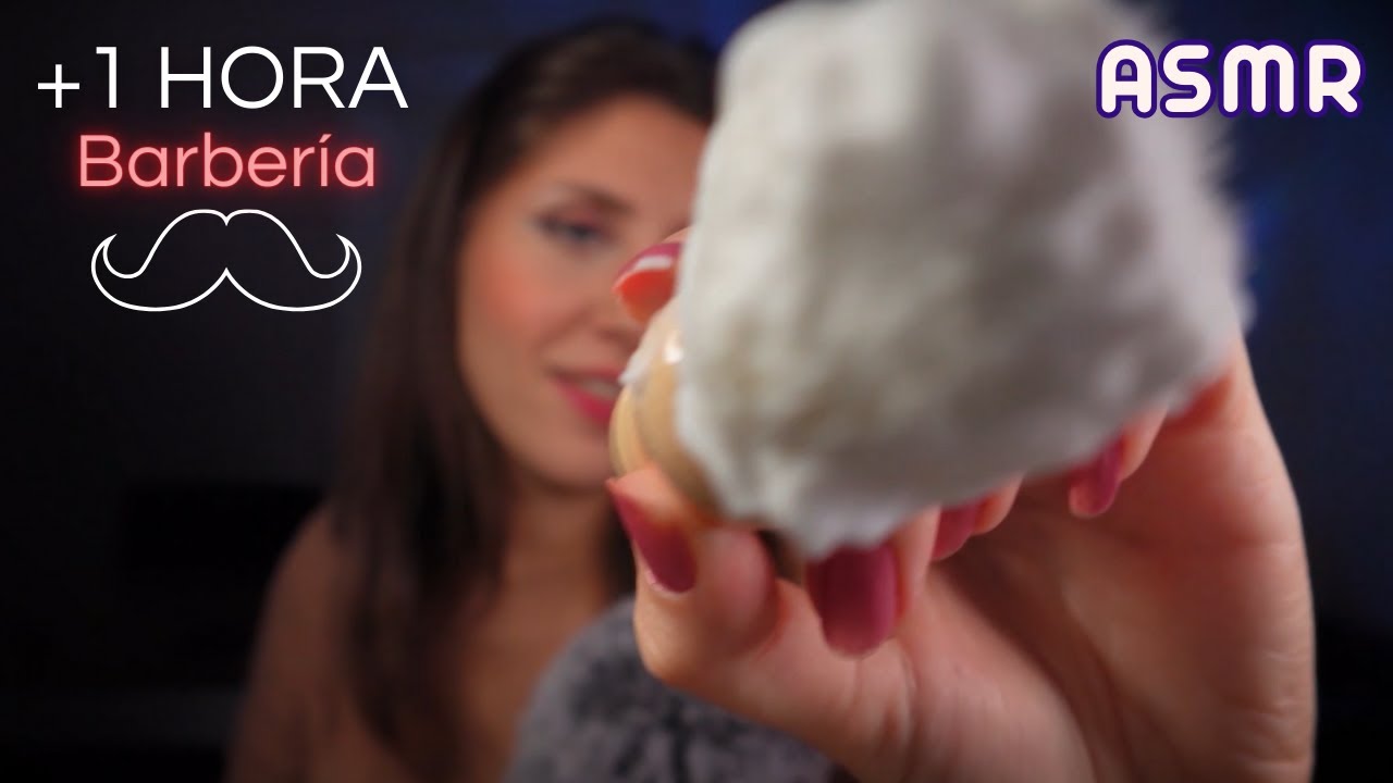 ASMR • 1 HORA de Barbería Realista y SPA - Afeito y corto TU PELO