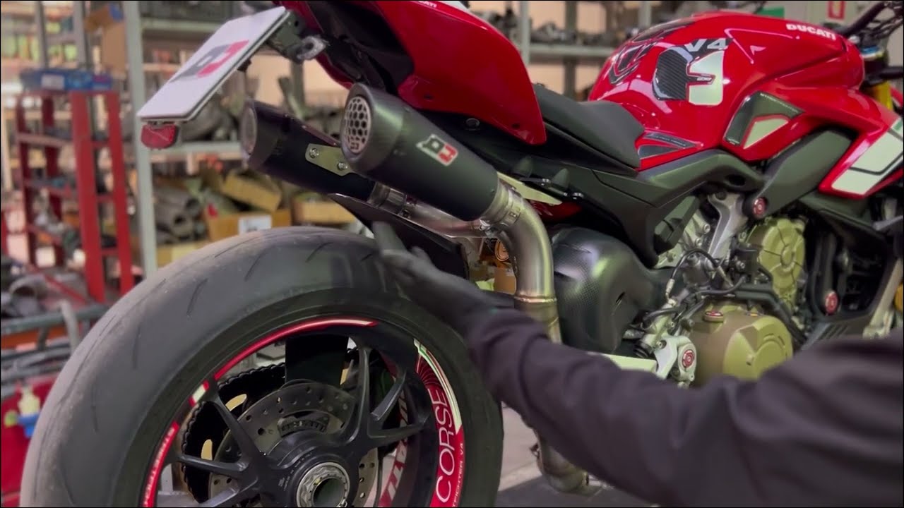 Streetfighterv4 and Panigalev4 QD Exhaust fitting instructions