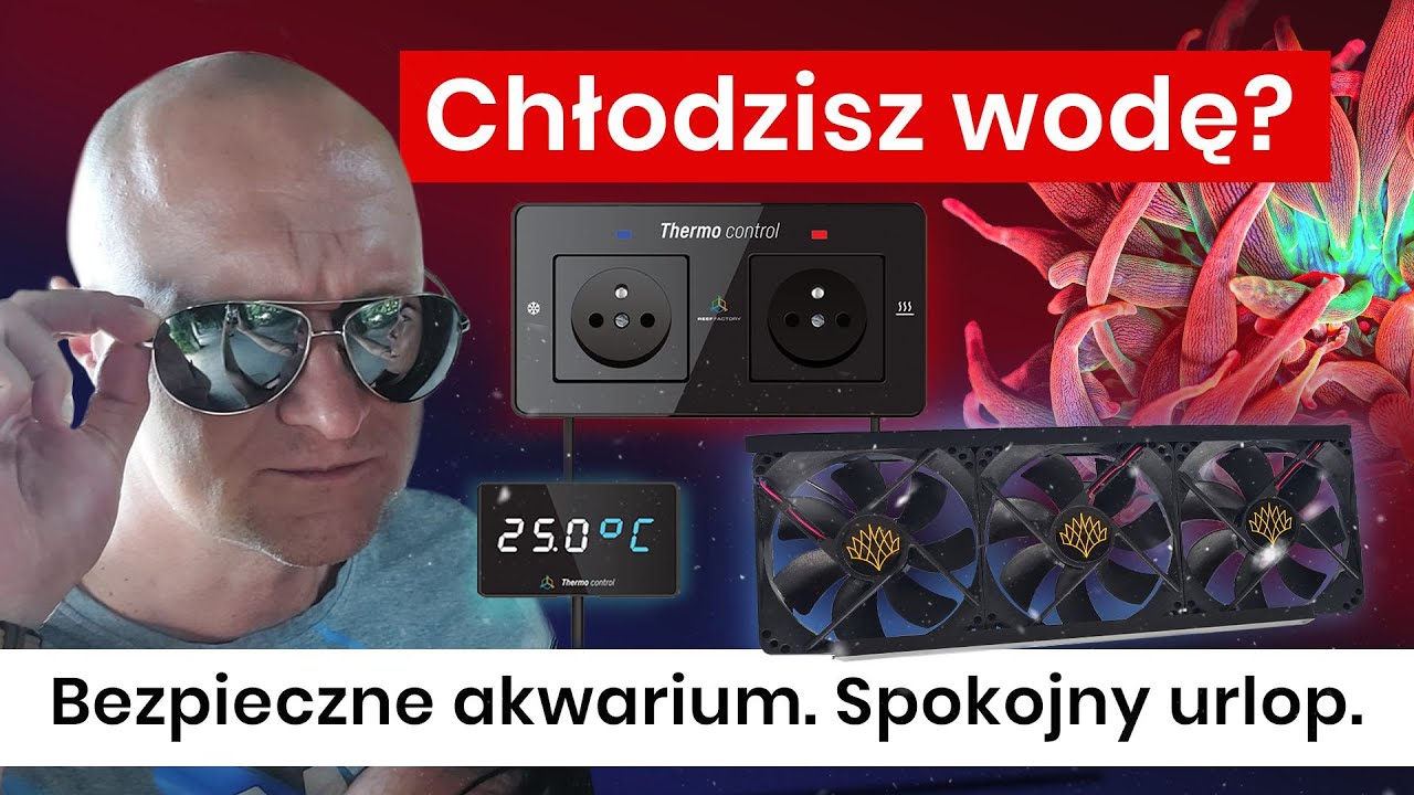 Schładzanie wody w akwarium z Thermo control od Reef Factory