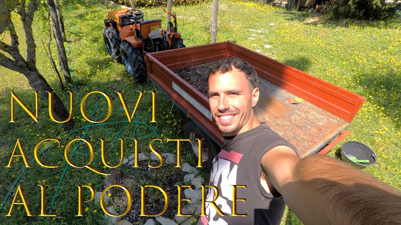 Nuovi acquisti al Podere - Restauro del Carrello/ Nuova Botte per il Vino
