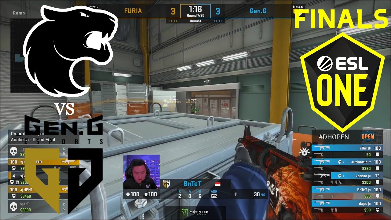 FINALS | BnTeT INDO GOD! Team Gen.G vs Furia | ESL One ROAD TO RIO MAJOR (HIGHLIGHTS)