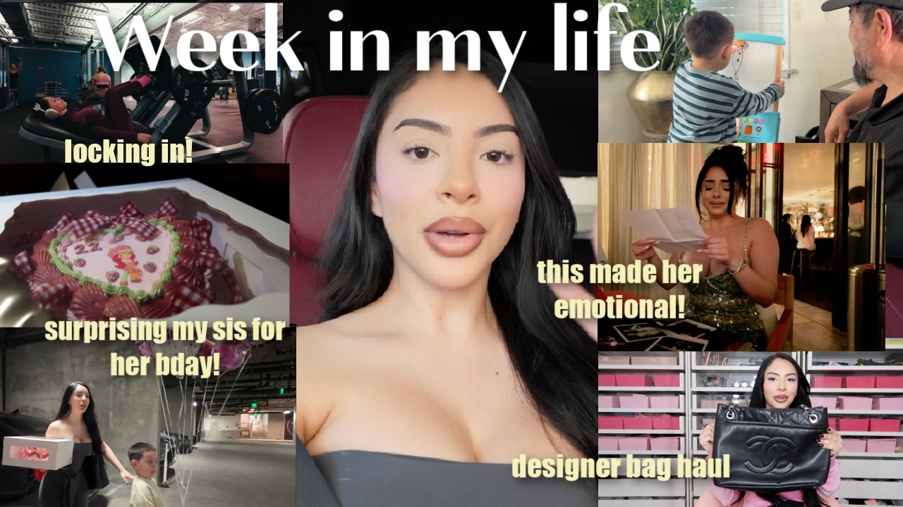 This made her emotional! Week in my life vlog| Ledgy visits his grandpa, surprising sis for her bday