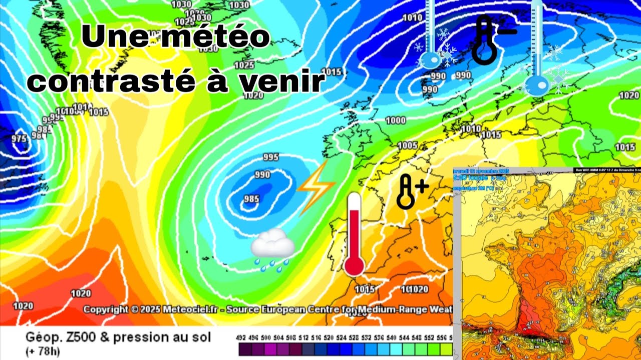 TEMPÉRATURE TRÈS DOUCE 22-25°C avant le froid🌡️❄️?! ( Prévision novembre )