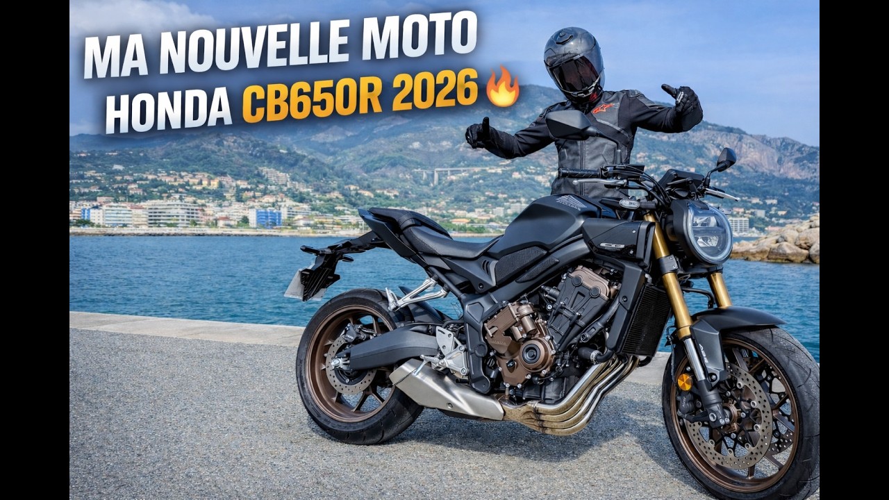 Honda CB650R 2026 🔥 Je vous présente ma nouvelle moto 🏍️