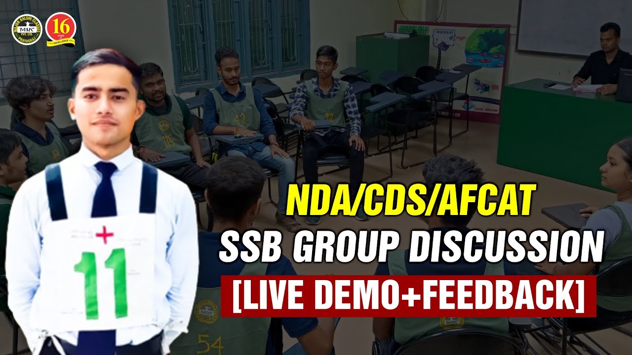Group Discussion in SSB Interview | SSB Interview Group Discussion Live Demo & Feedback | SSB 2023