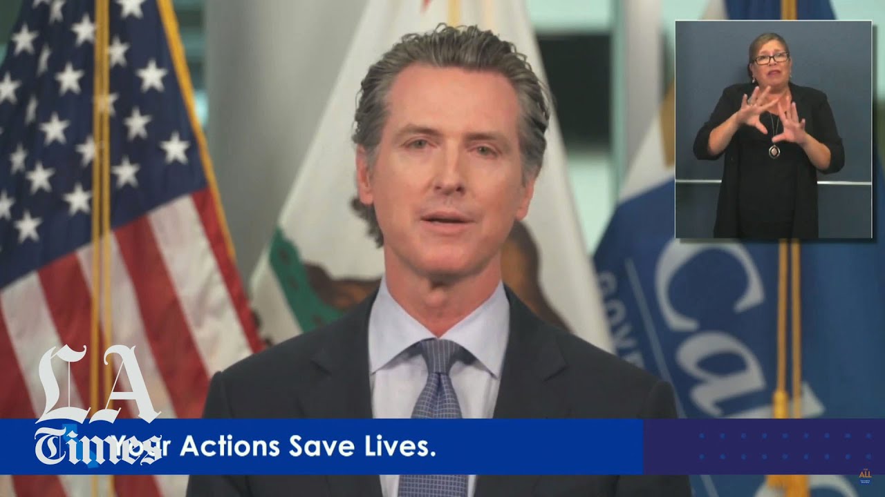 Gov. Gavin Newsom responds to protests over the death of George Floyd